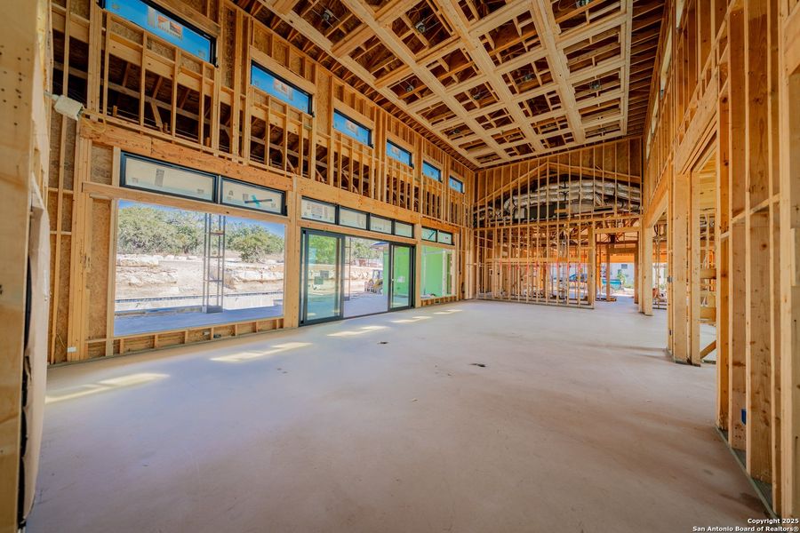 In-progress construction of a new home in , Boerne, TX (Image 20).