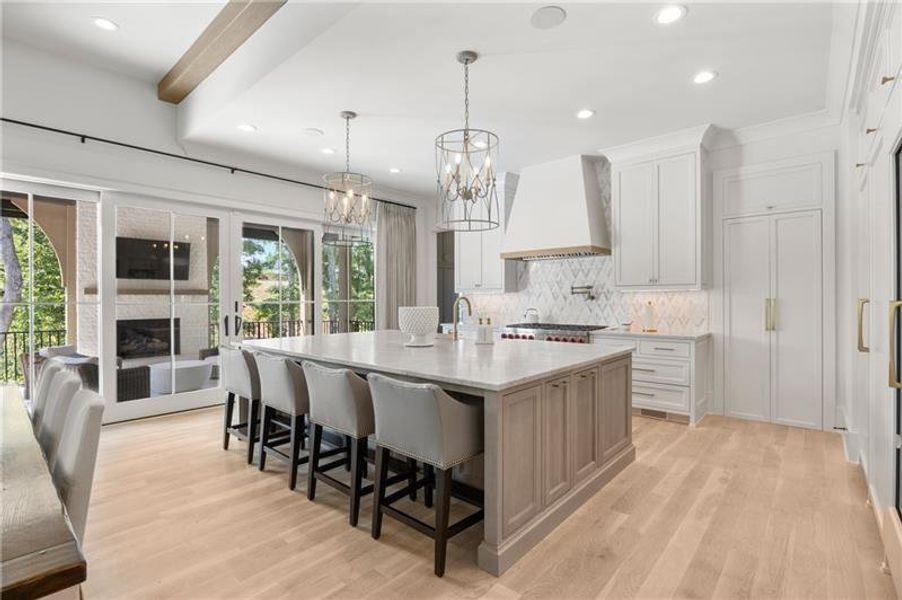 Furnished interior view inside a new home in , Alpharetta (Image 13).