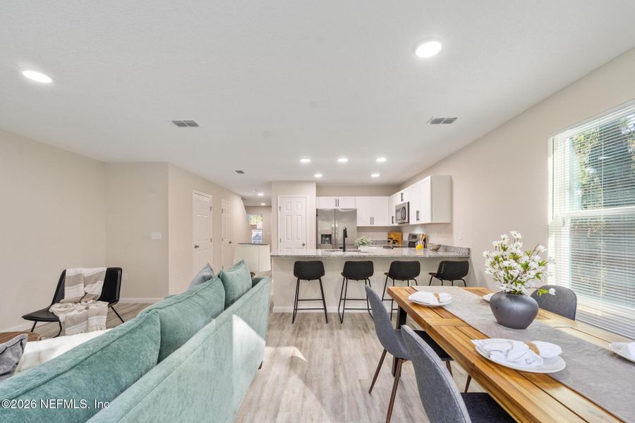 Furnished interior view inside a new home in , Jacksonville (Image 12).