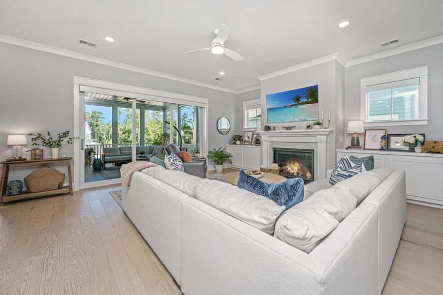 Furnished interior view inside a new home in , Charleston (Image 9).