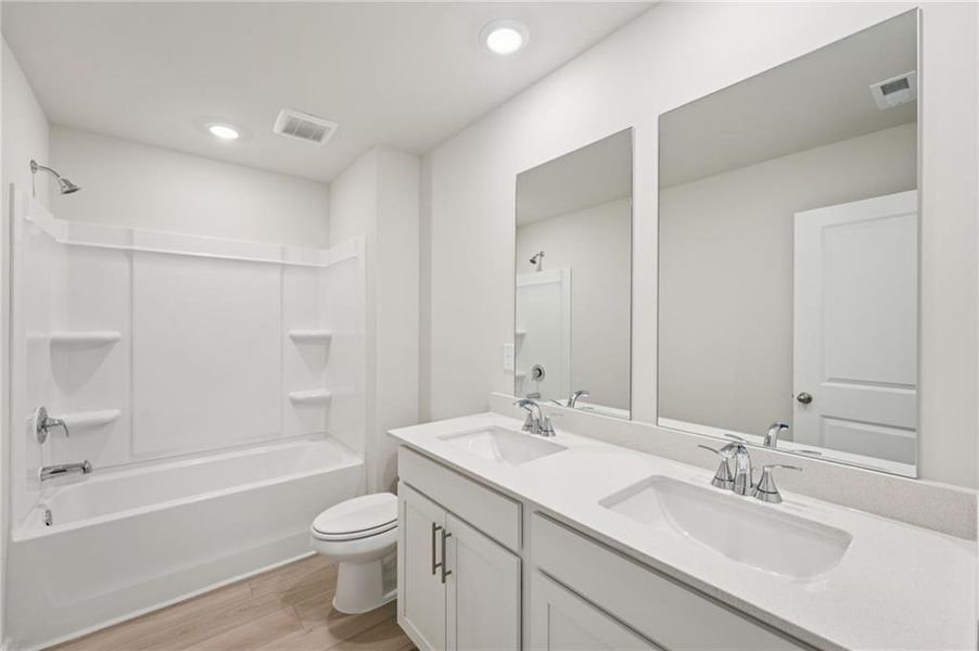 Furnished interior view inside a new home in Westmont Preserve, Powder Springs (Image 6).