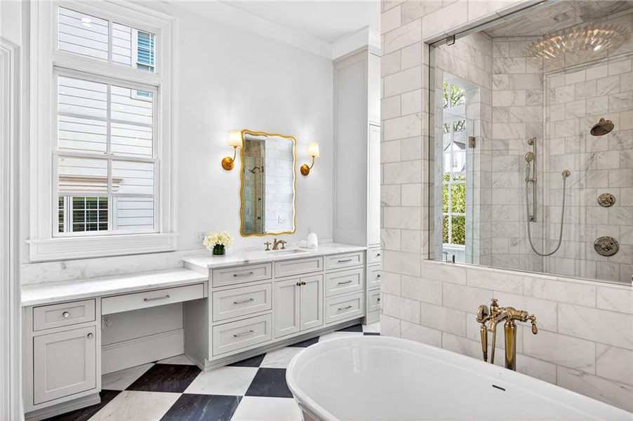 Furnished interior view inside a new home in , Smyrna (Image 11).