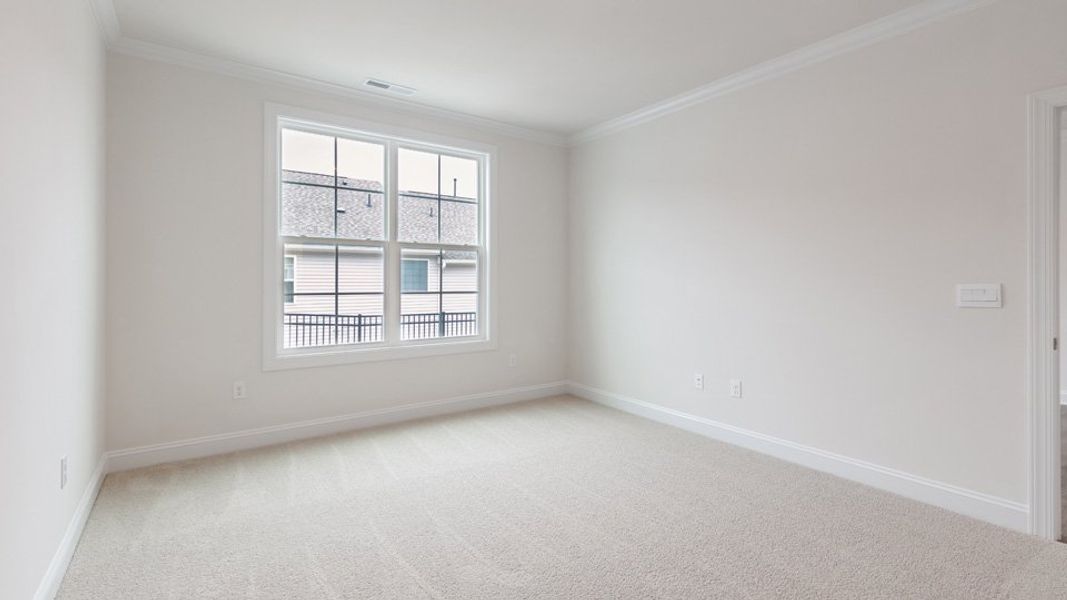 Representative unfurnished interior of a home built from the Savannah by D.R. Horton in The Meadows at Kinsley, Jamestown (Image 12).