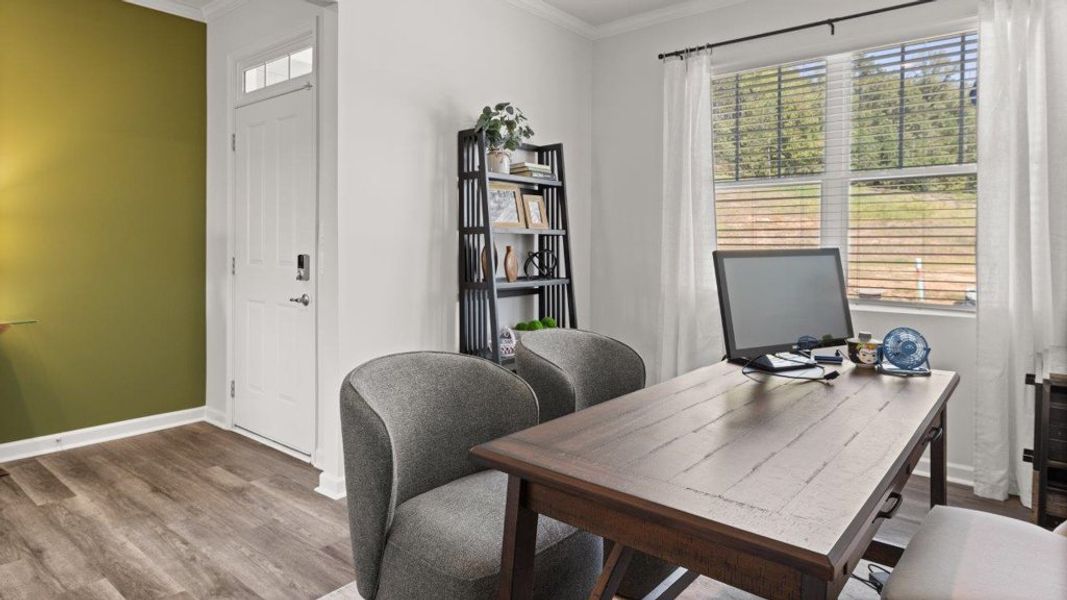 Representative furnished interior of a home built from the Booth by D.R. Horton in Whispering Springs, Maryville (Image 11).