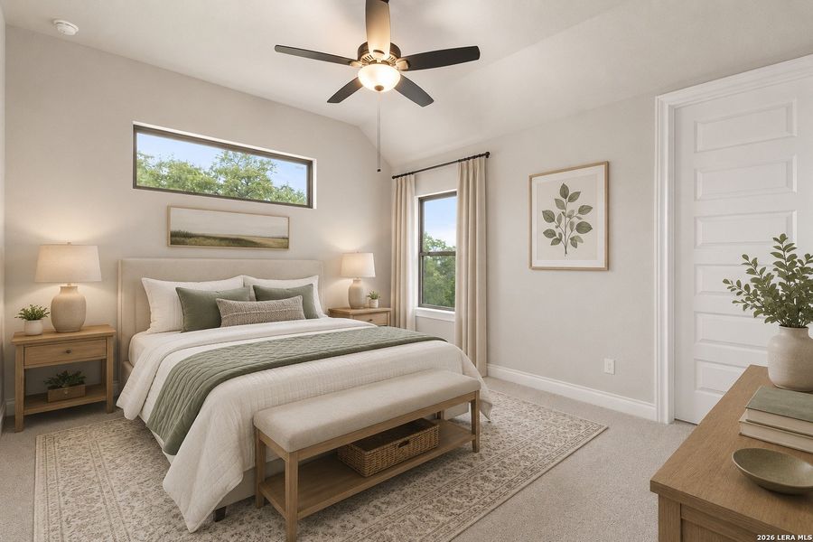Furnished interior view inside a new home in , Spring Branch (Image 16).