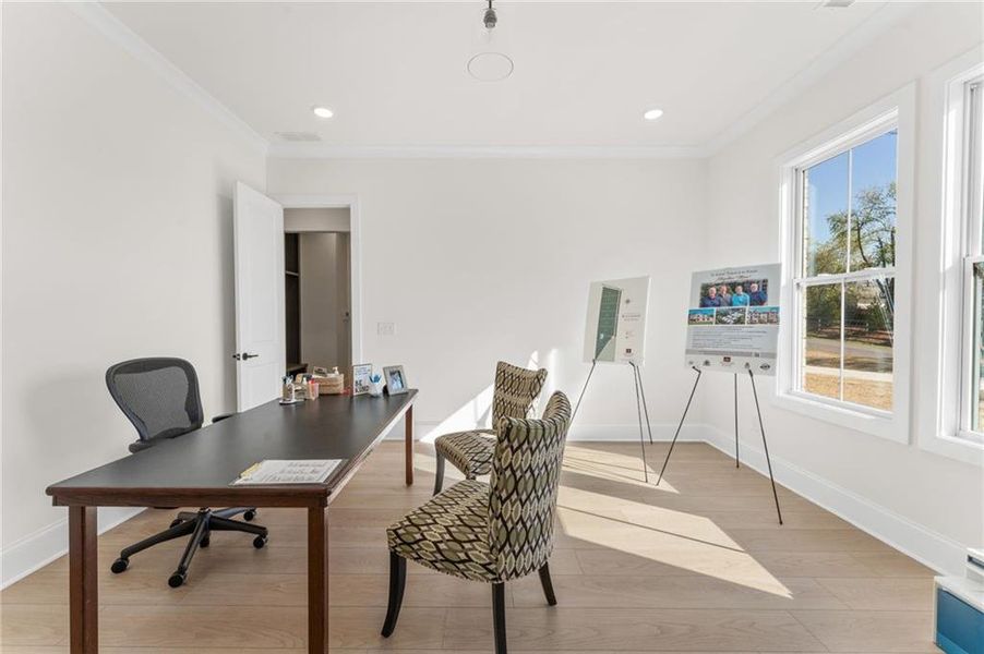 Furnished interior view inside a new home in The Reserve at Knollwood, Canton (Image 13).