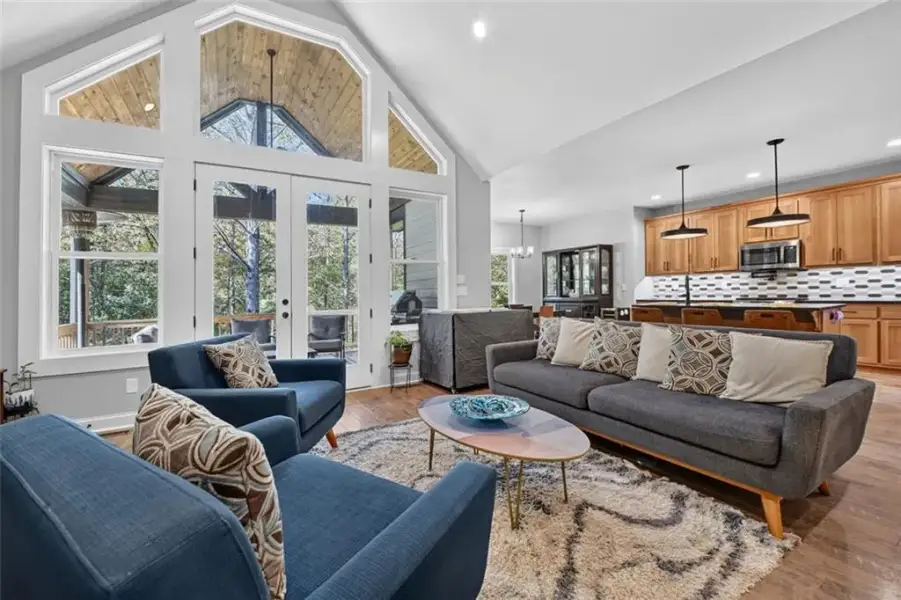 Furnished interior view inside a new home in , Ellijay (Image 4).
