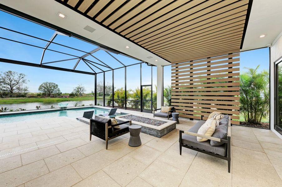 Representative furnished interior of a home built from the Solstice by Lee Wetherington Homes in Star Farms, Lakewood Ranch (Image 16).