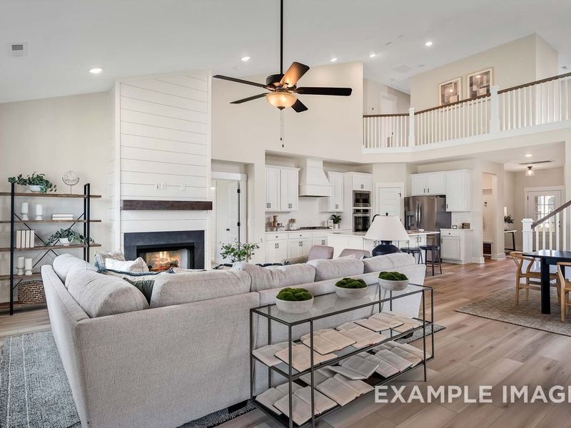 Furnished interior view inside a new home in Woods Crossing, Gallatin (Image 33).