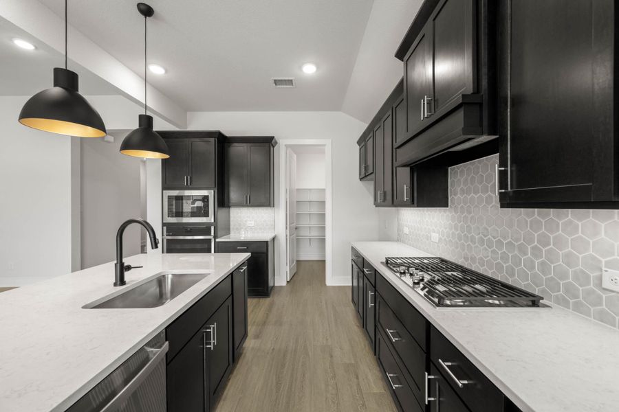 Furnished interior view inside a new home in Discovery Collection at Bridgewater, Midlothian (Image 5).