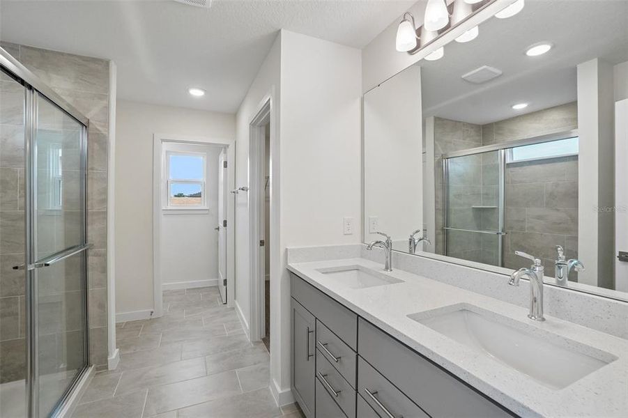 Furnished interior view inside a new home in Grasslands West, Lakeland (Image 11).
