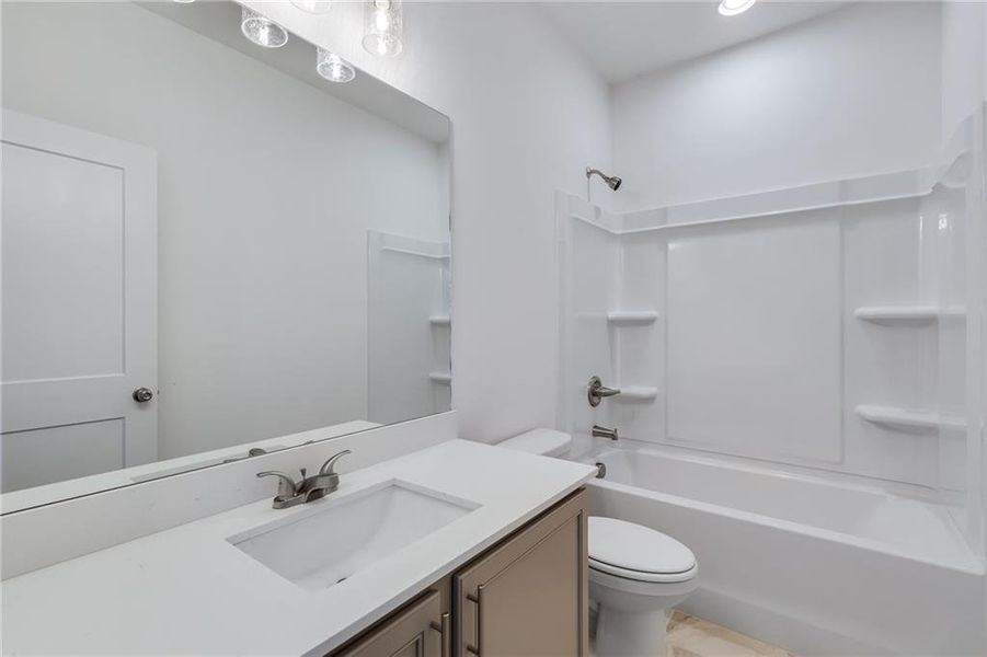 Furnished interior view inside a new home in , Buford (Image 15).