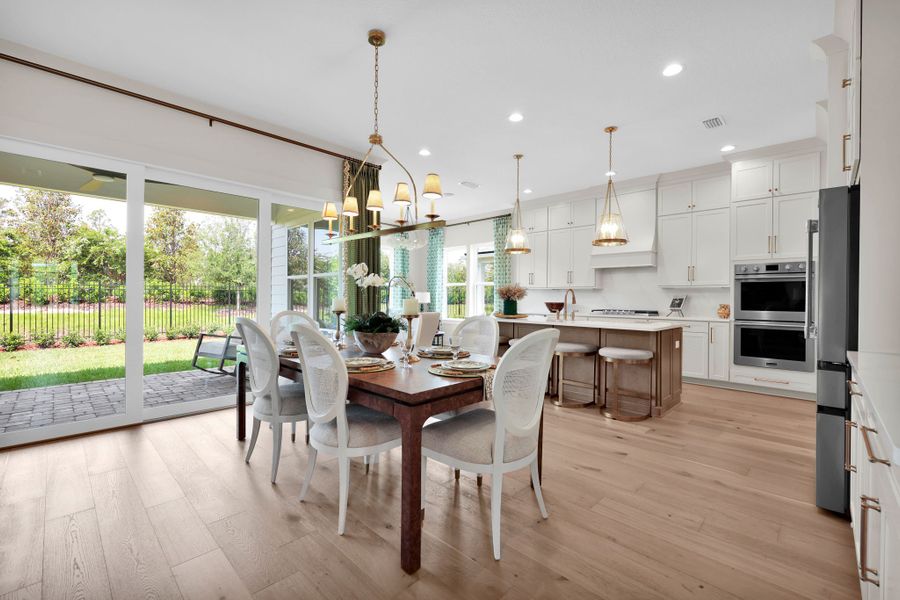 Representative furnished interior of a home built from the Scarlett by Riverside Homes in Mariposa at EverRange 50' Series, Jacksonville (Image 22).