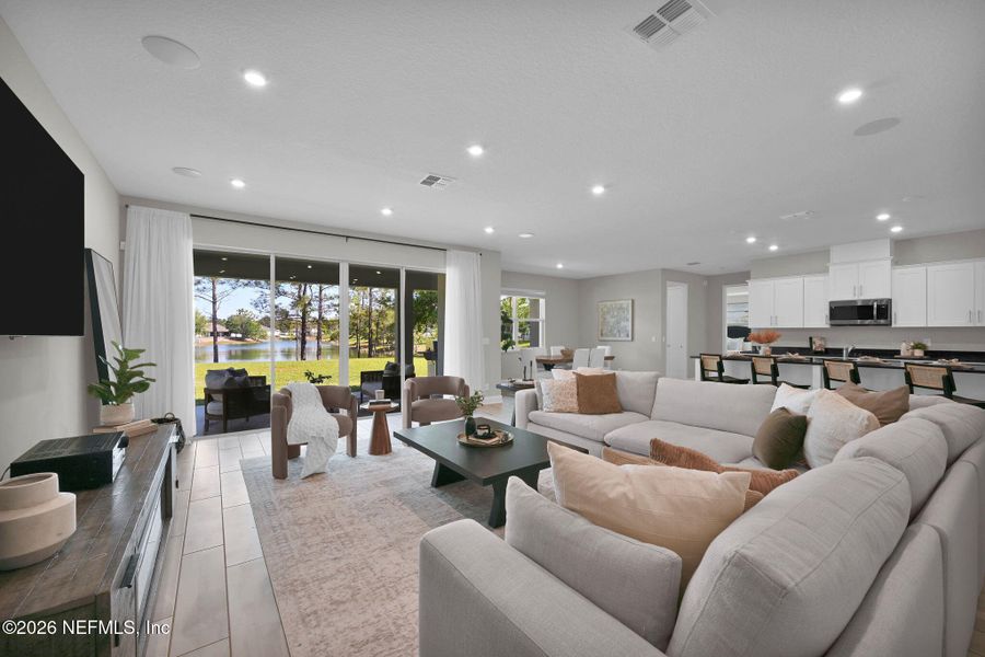 Furnished interior view inside a new home in , Middleburg (Image 10).