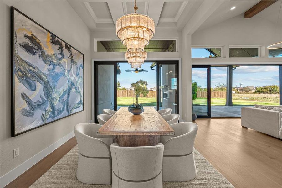 Furnished interior view inside a new home in , Northlake (Image 9).