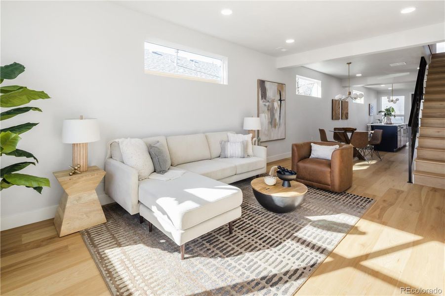 Furnished interior view inside a new home in , Denver (Image 7).