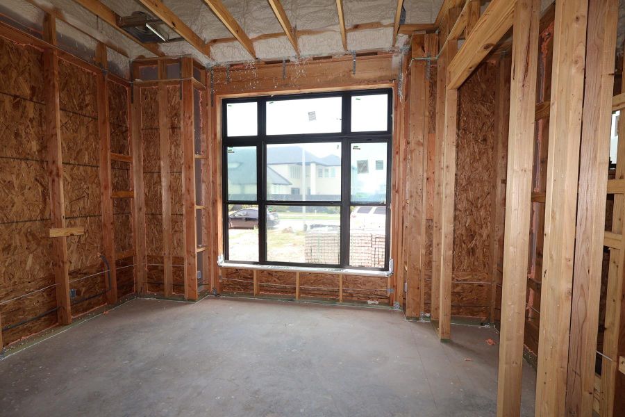 In-progress construction of a new home in Harvest Green - Parkview Collection, Richmond, TX (Image 5). In-progress construction of a new home in Harvest Green - Parkview Collection, Richmond, TX (Image 5).