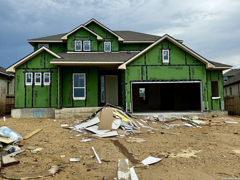In-progress construction of a new home in , New Braunfels, TX (Image 14).