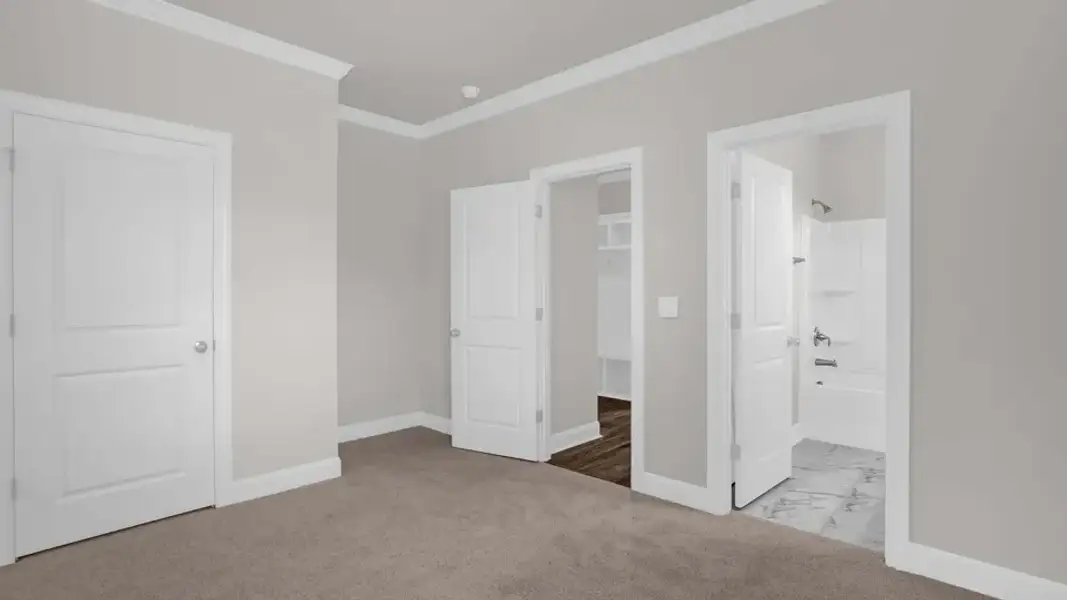 Spacious, unfurnished interior of a new home in The Estates Park, Apex (Image 21).