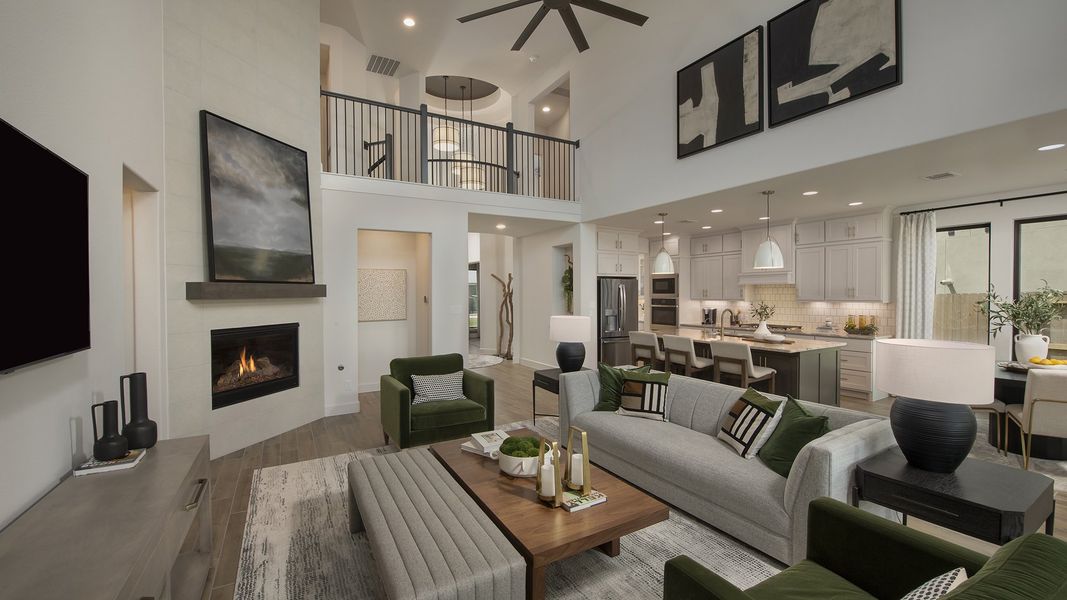 Furnished interior view inside a new home in Juniper Springs, Lockhart (Image 11).