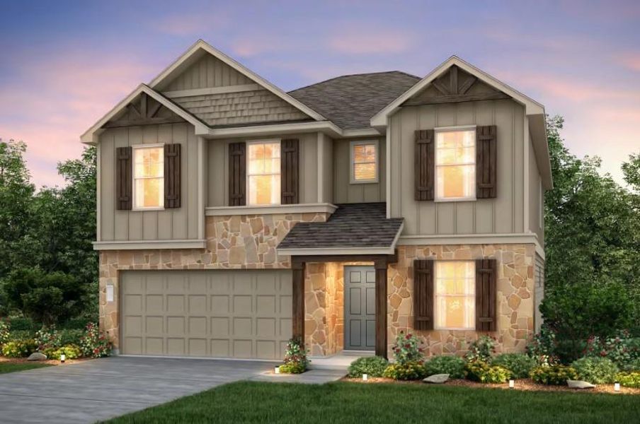 Pulte Homes, Kisko elevation Z, rendering