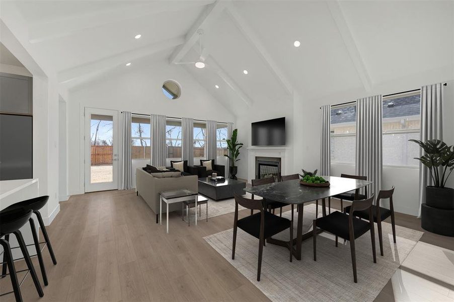 Furnished interior view inside a new home in Heritage Ranch, Sherman (Image 17).