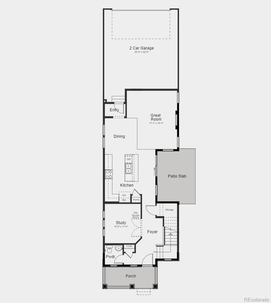 Structural options added include: fireplace in gathering room and patio.