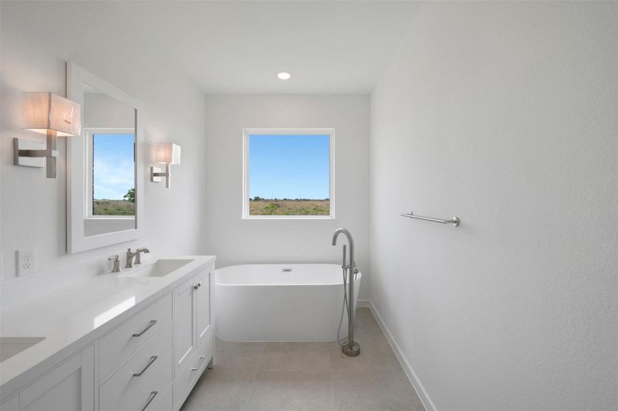 Spa-like primary bath Spa-like primary bath