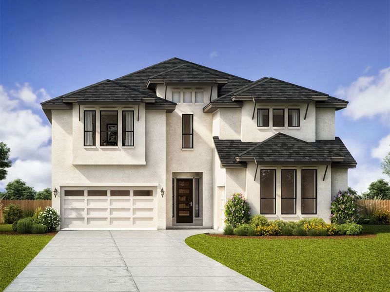 Representative exterior photo of a completed home built from the Diana by Landon Homes in Lexington Frisco, Frisco, TX (Image 30).