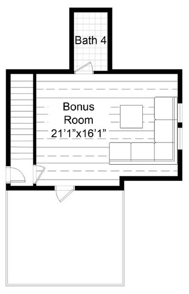 2D floor plan layout of this home in Brock Heights, Brock, TX (Image 6).