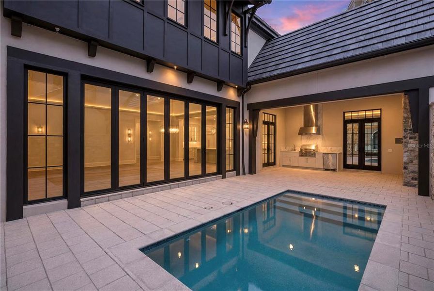 Exterior details and patio area of a home in , Orlando (Image 32).