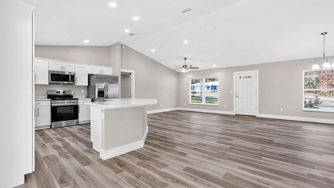Furnished interior view inside a new home in , Citrus Springs (Image 6).