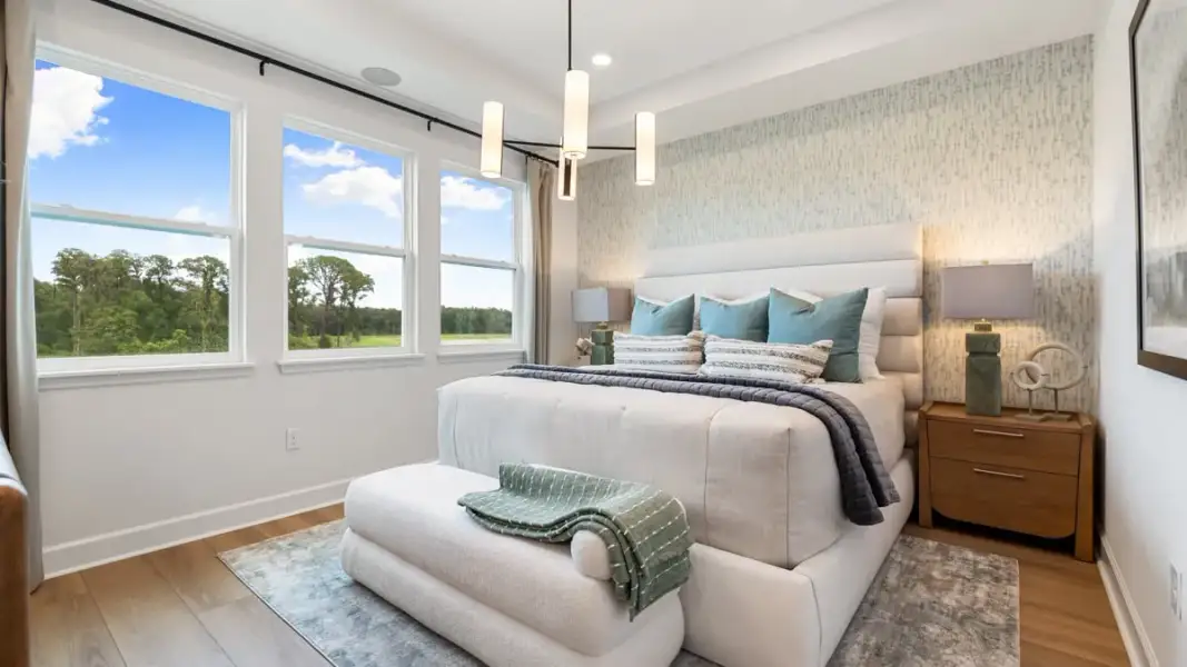 Representative furnished interior of a home built from the Monterey by Taylor Morrison in Azure at Solaeris, Port St. Lucie (Image 13).