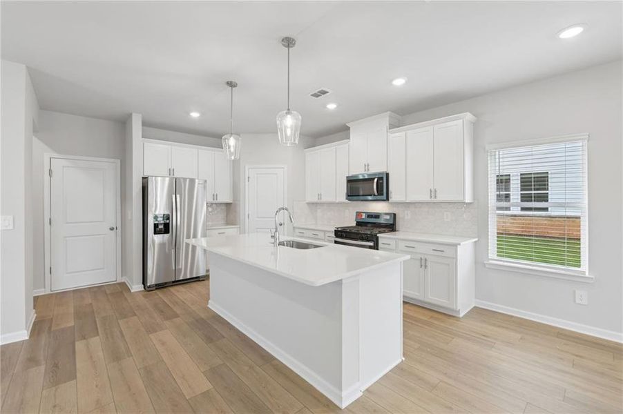 Furnished interior view inside a new home in Martin Springs - Cottage Series, Lawrenceville (Image 15).
