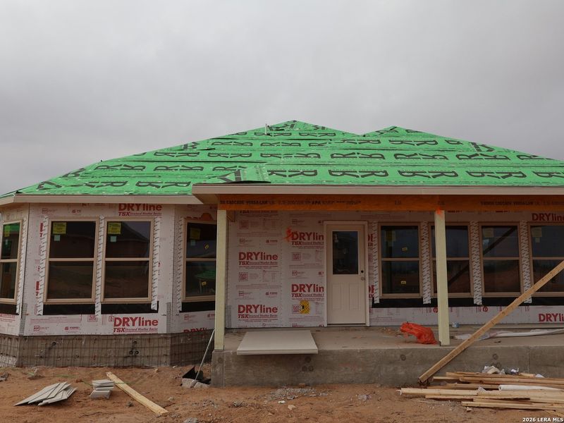 In-progress construction of a new home in Hickory Ridge, Elmendorf, TX (Image 20). In-progress construction of a new home in Hickory Ridge, Elmendorf, TX (Image 20).