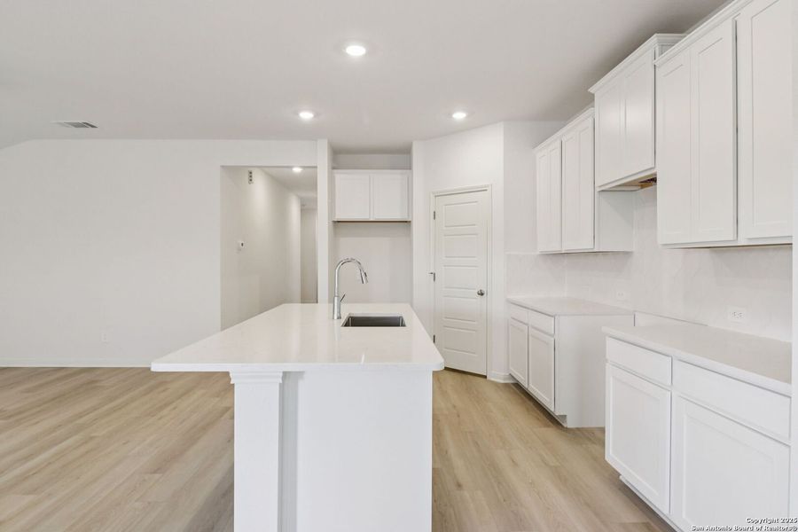 Furnished interior view inside a new home in Remington Ranch, San Antonio (Image 7). Furnished interior view inside a new home in Remington Ranch, San Antonio (Image 7).