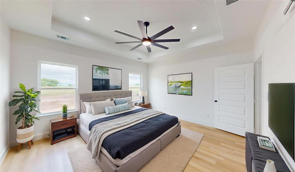 Furnished interior view inside a new home in , Greenville (Image 7).