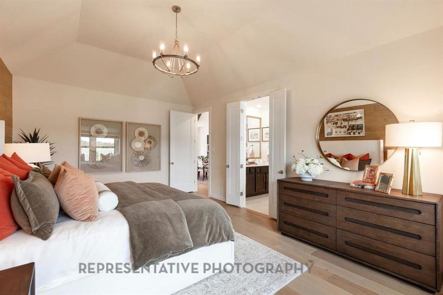 Furnished interior view inside a new home in Sonoma Verde: 60ft. lots, McLendon-Chisholm (Image 25).