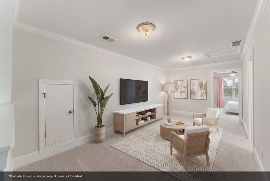 Furnished interior view inside a new home in Taylor Oaks, Greenville (Image 11).