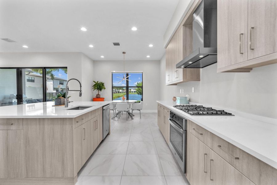 Furnished interior view inside a new home in , Boca Raton (Image 18).