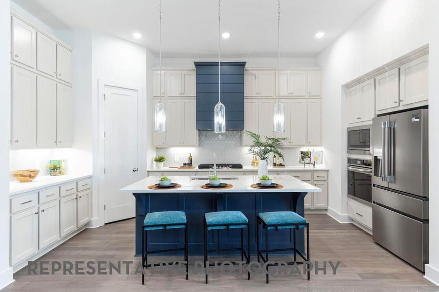 Furnished interior view inside a new home in Elyson, Katy (Image 4).