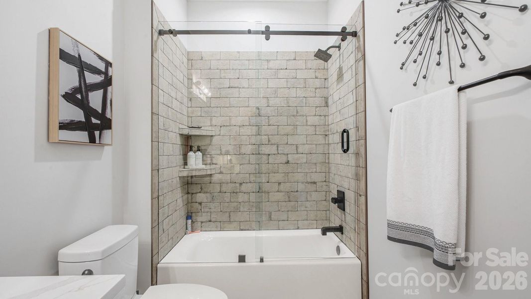Basement Level Shower