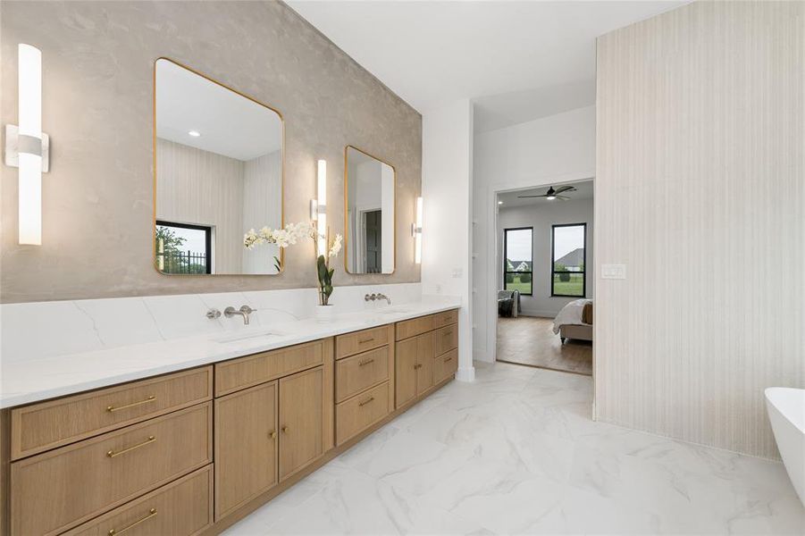 Furnished interior view inside a new home in , Weston (Image 16). Furnished interior view inside a new home in , Weston (Image 16).