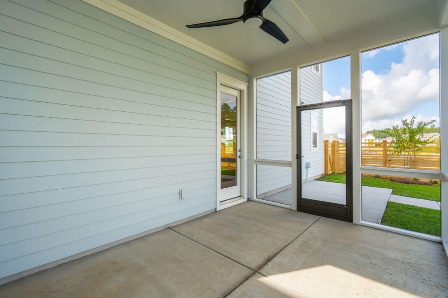 Exterior details and patio area of a home in Nexton, Summerville (Image 4). Exterior details and patio area of a home in Nexton, Summerville (Image 4).