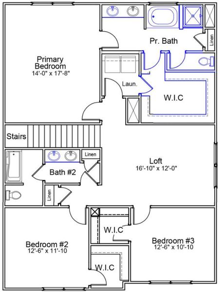 2D floor plan layout of this home in , Summerville, SC (Image 4).