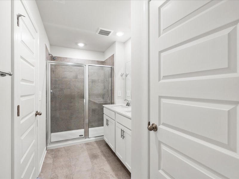 Furnished interior view inside a new home in Valentine Townes, Greer (Image 8).