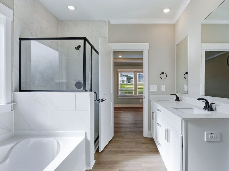 Furnished interior view inside a new home in Watkins Glen, Raleigh (Image 7).