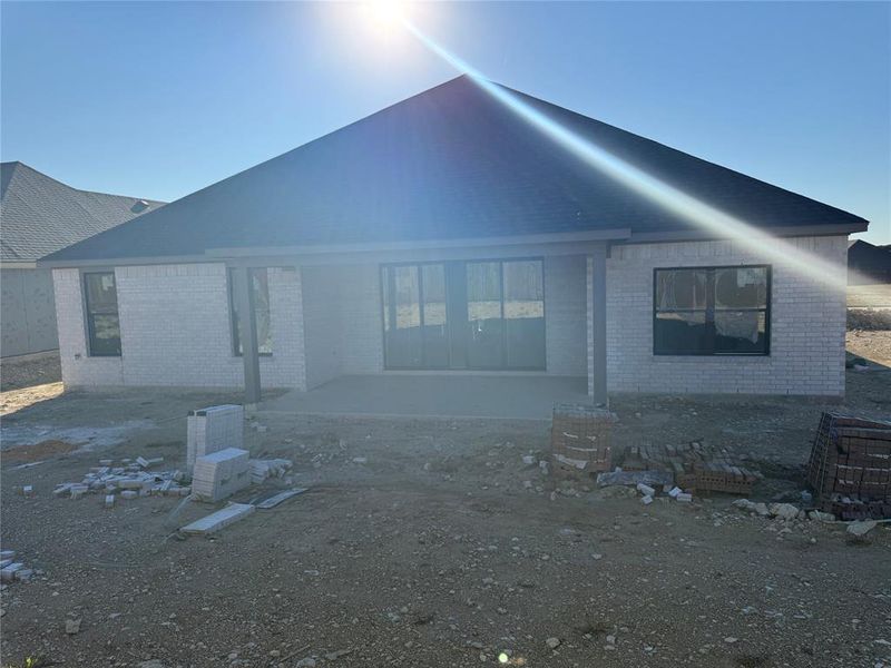 In-progress construction of a new home in , Cleburne, TX (Image 12).