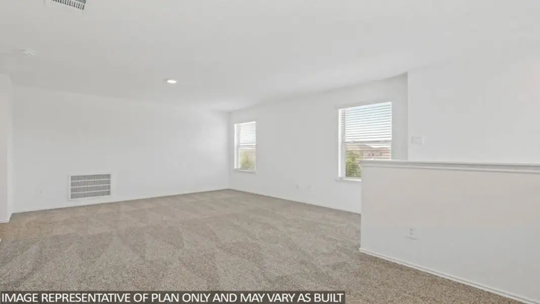 Representative unfurnished interior of a home built from the Kendall by D.R. Horton in Madeley Creek Preserve, Conroe (Image 25). Representative unfurnished interior of a home built from the Kendall by D.R. Horton in Madeley Creek Preserve, Conroe (Image 25).