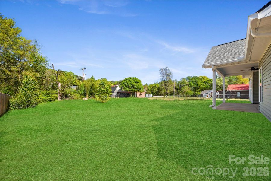 Exterior details and patio area of a home in , Troutman (Image 27).